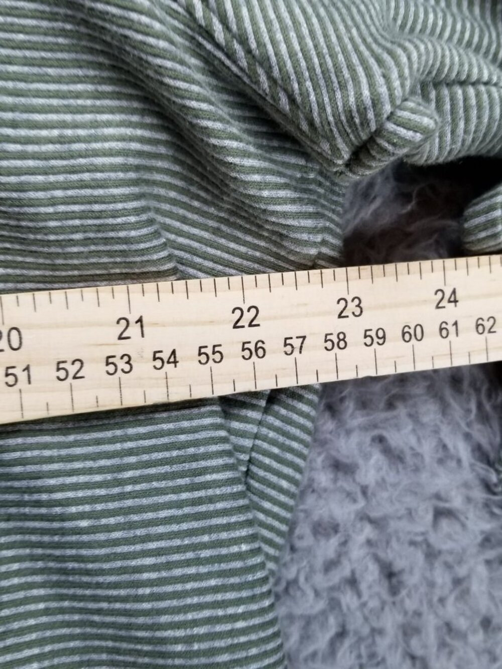 Cremieux Shirt Mens XL Green Striped Cotton Long Sleeve 1/4 Zip Sweatshirt - Picture 8 of 11